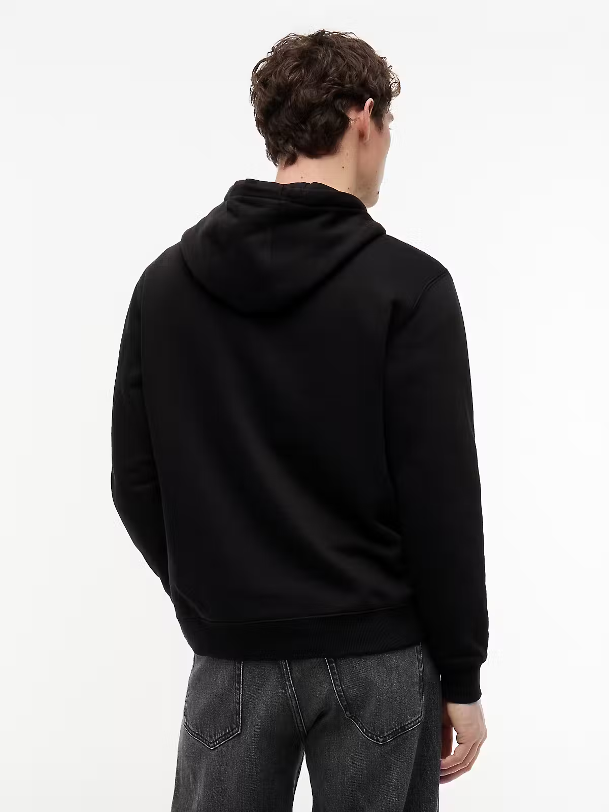 Hoodie com Logo - Preto