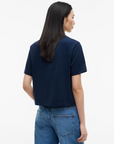 T-shirt com Logo - Marinho