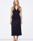 Vestido Midi - Marinho