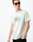 T-shirt Estampada - Verde água