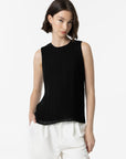 Blusa de Manga Cava - Preto