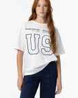 T-shirt Estampada - Branco