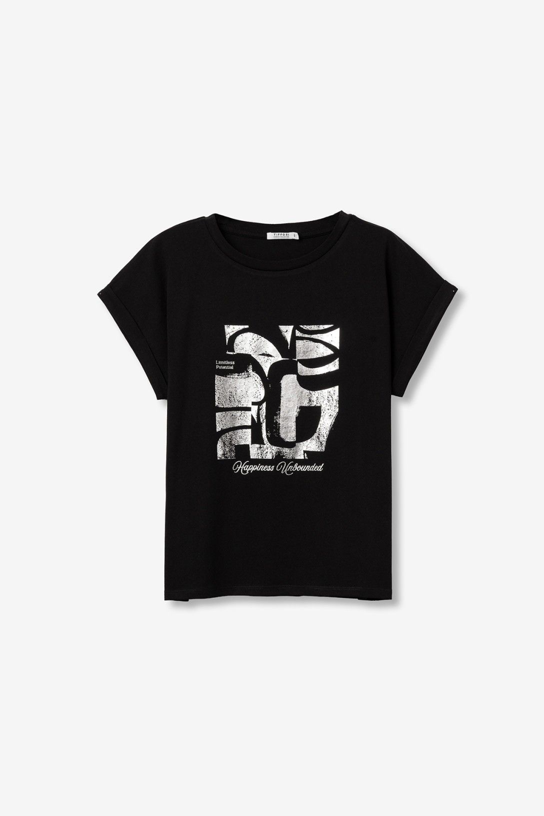 T-shirt Estampada - Preto