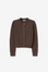 Cardigan de Malha - Castanho