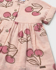 Vestido Estampado - Rosa