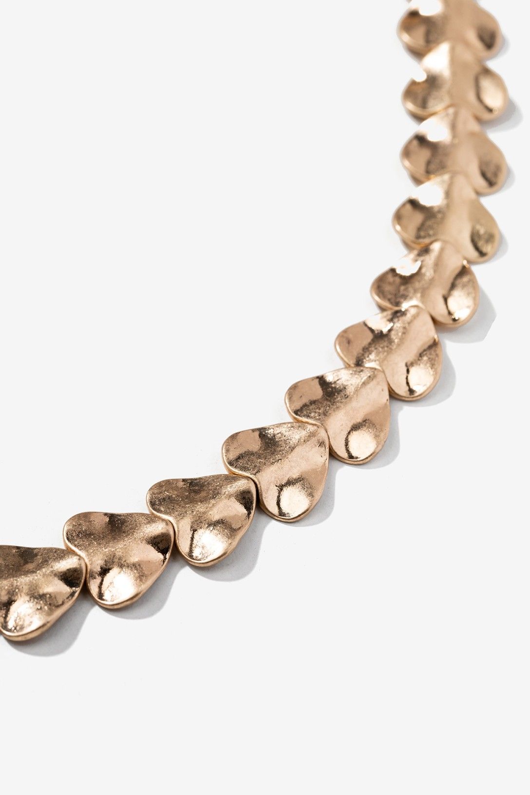 Colar Corações - Dourado