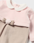 Babygrow com Boina - Rosa