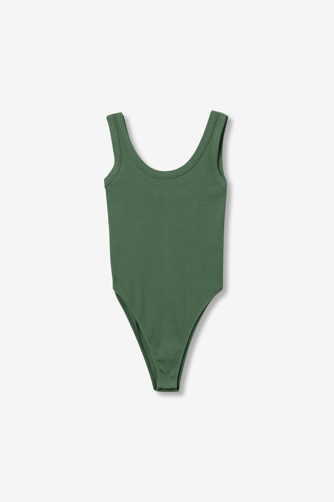 Body Canelado - Verde