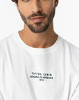 T-shirt com Estampado Traseiro - Branco