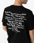 T-shirt com Estampado Traseiro - Preto