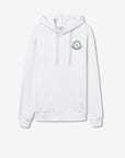 Hoodie com Estampado Frontal - Branco