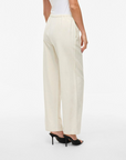 Calças Wide Leg - Bege