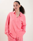 Camisa Oversized - Coral