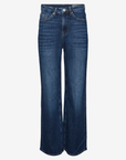 Jeans Wide Leg - Azul Escuro