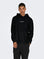 Hoodie com Relevo - Preto