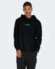 Hoodie com Relevo - Preto