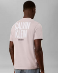 T-shirt com Estampado Traseiro - Bege