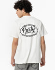 T-shirt com Estampado Traseiro - Branco