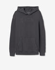 Hoodie com Bordado Frontal - Cinza