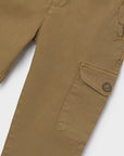 Calças Cargo Slim - Camel