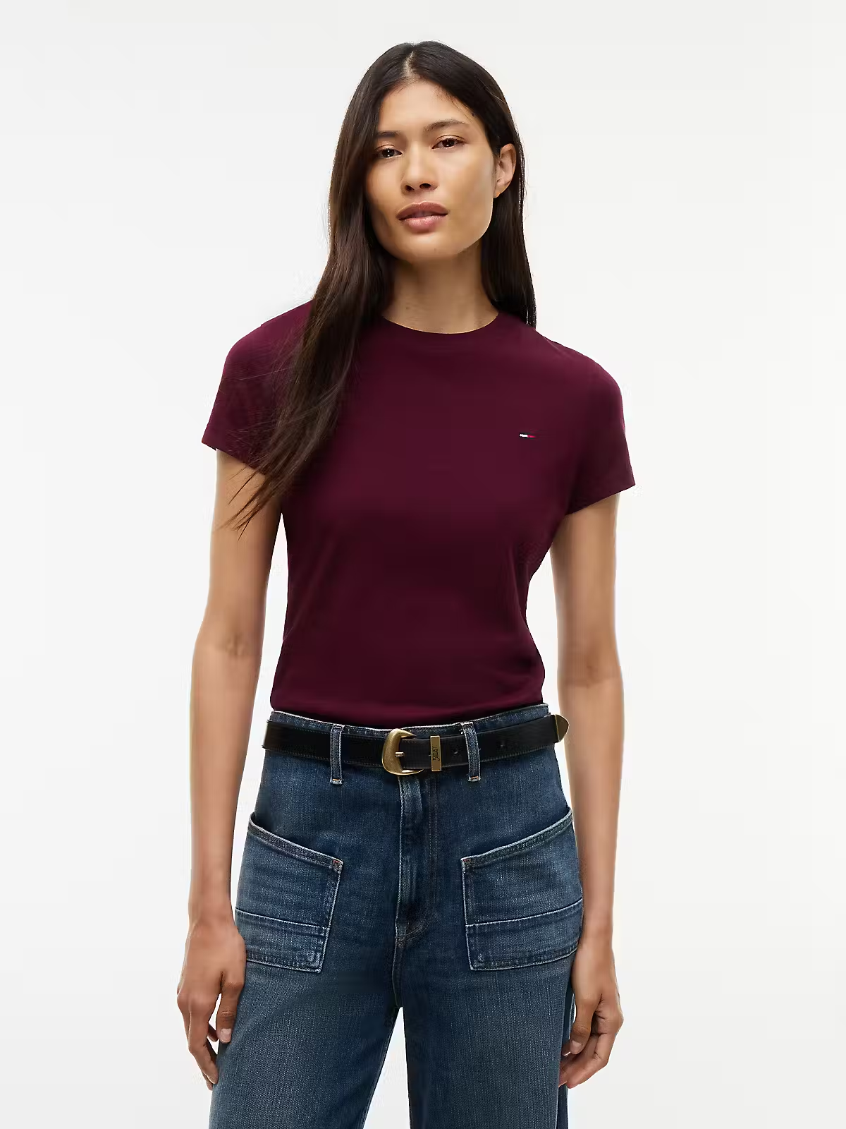 T-shirt Slim Fit - Bordo