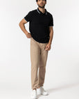 Calças Chino Tapered Fit - Bege