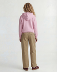 Hoodie com Logo - Rosa