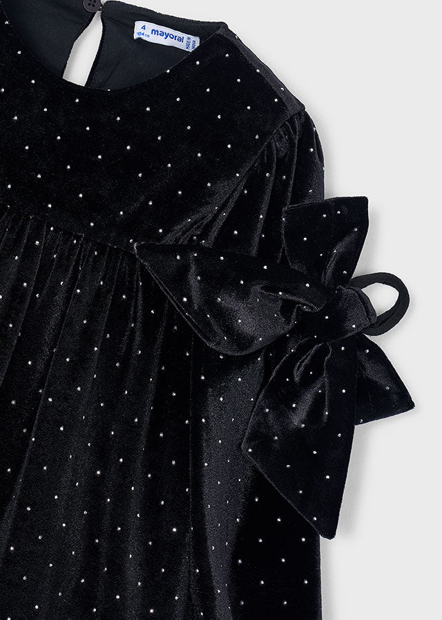 Vestido de Veludo - Preto