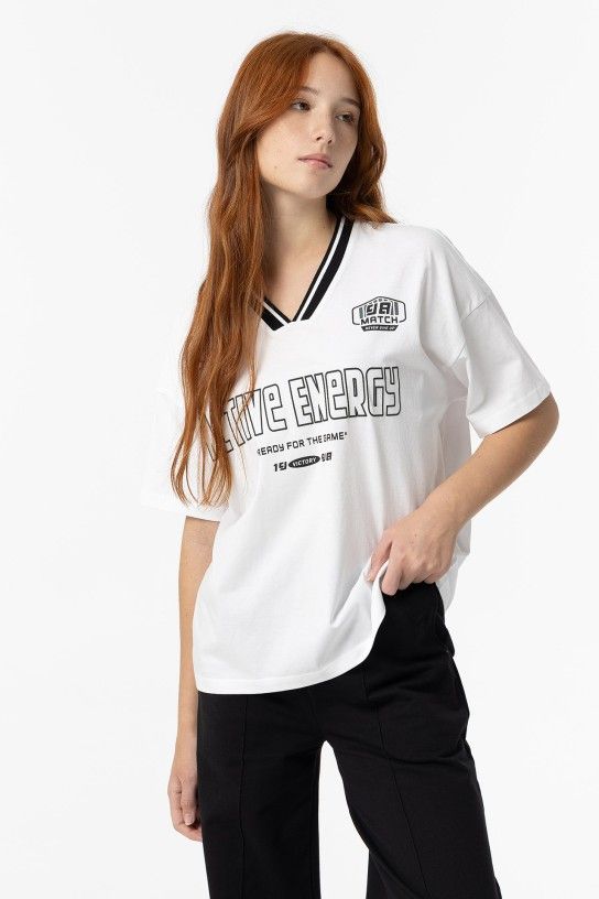 T-shirt Oversized - Branco