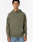 Hoodie com Bordado Frontal - Verde