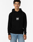 Hoodie com Estampado - Preto