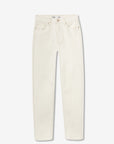 Calças de Ganga Mom Slim - Bege