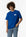 T-shirt com Estampado Traseiro - Azul Médio