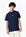 T-shirt com Estampado Traseiro - Marinho