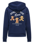 Hoodie com Capuz Urso - Marinho