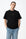 T-shirt com Estampado Traseiro - Preto