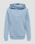 Hoodie com Estampado Traseiro - Azul Claro