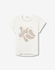 T-shirt com Aplicações - Branco