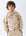 Hoodie com Padrão - Bege