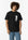 T-shirt com Estampado Traseiro - Preto
