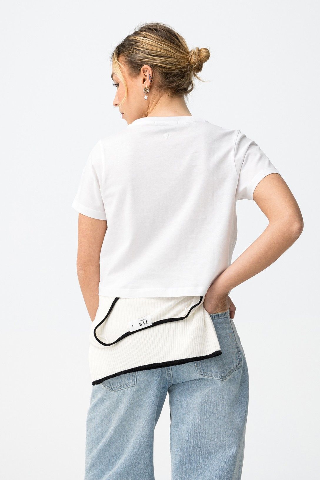 T-shirt Cropped - Branco