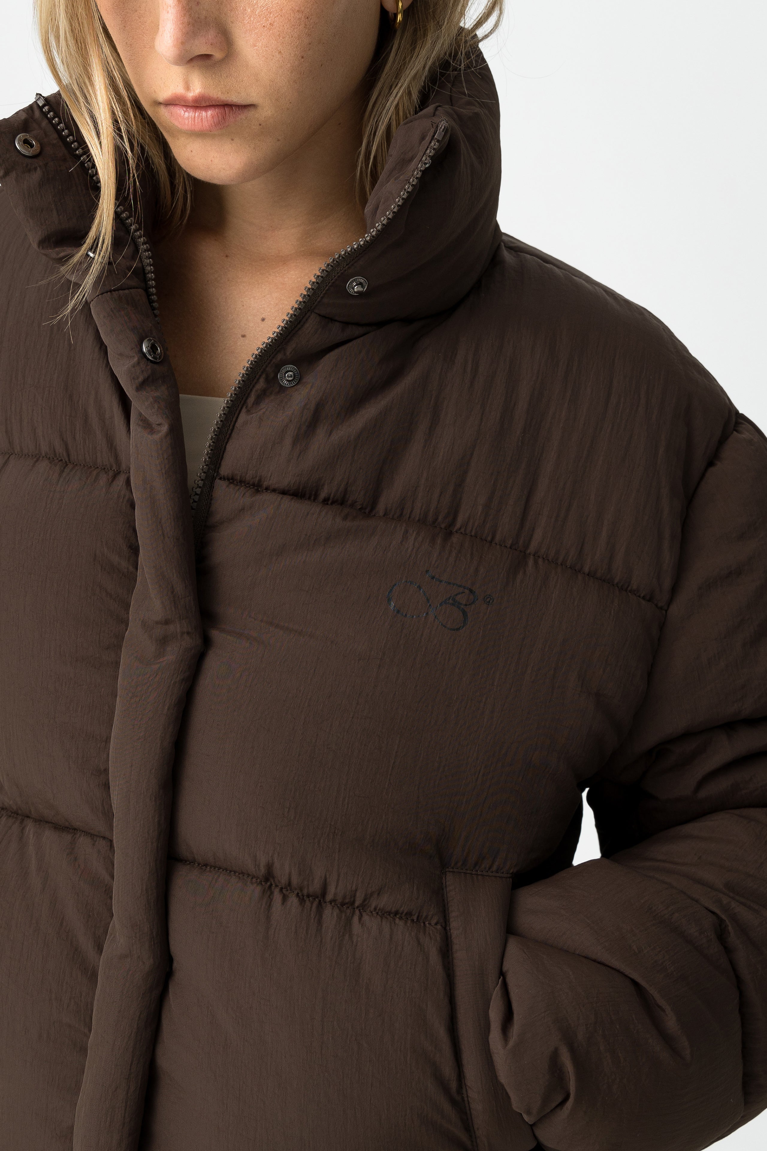 Casaco Acolchoado - Castanho