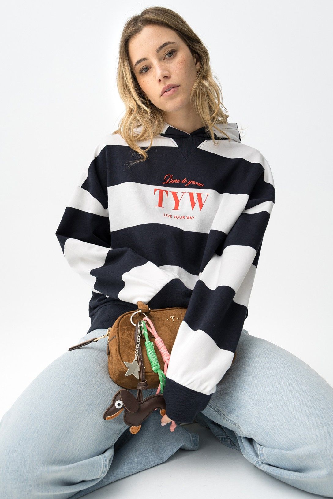 Hoodie Estampada - Marinho