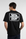 T-shirt com Estampado Traseiro - Preto