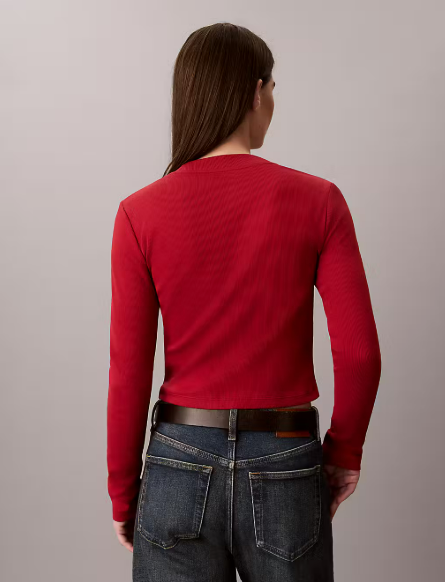 Top Canelado - Vermelho
