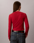 Top Canelado - Vermelho