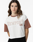 T-shirt Crop Top - Castanho