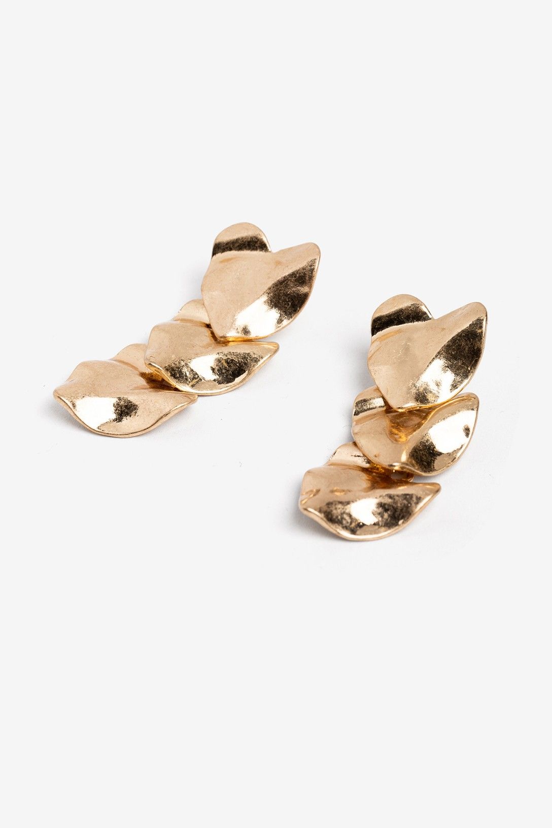 Brincos Corações - Dourado