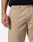 Calças Chino Tapered Fit - Bege