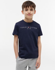 T-shirt com Logo - Marinho